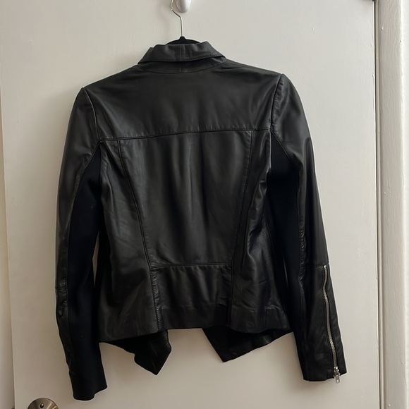 Trouvé black leather jacket - Picture 7 of 9